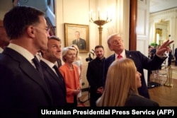 Зустріч Дональда Трампа з європейськими лідерами в Білому домі 18 серпня 2025 року