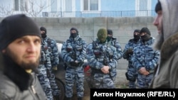 Обыски в Бахчисарае, во время которых был арестован Сервер Мустафаев, 21 мая 2018 года