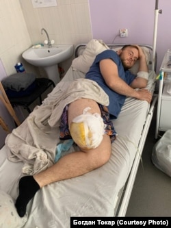 Богдан Токар після поранення