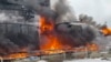 У Росії через удар дронів горять три цистерни з нафтопродуктами – влада