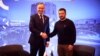 Президент України Володимир Зеленський і Президент Польщі Анджей Дуда (ліворуч). Вільнюс, Литва. 11 квітня 2024 року