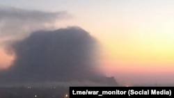 Удар по нафтобазі Гвардійському, архівне фото