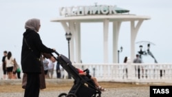 В Каспийске, Дагестан. Иллюстративная фотография