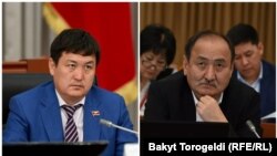 Жусупбек Коргонбай уулу жана Алымкадыр Бейшеналиев. Коллаж.