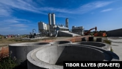 Атом электр станциясы құрылысы. Көрнекі сурет.