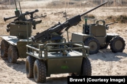 Бойові наземні дрони створені на базі української платформи Brave1