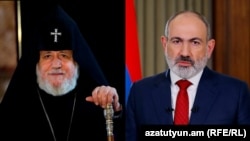 Ամենայն Հայոց կաթողիկոս Գարեգին Բ և վարչապետ Նիկոլ Փաշինյան