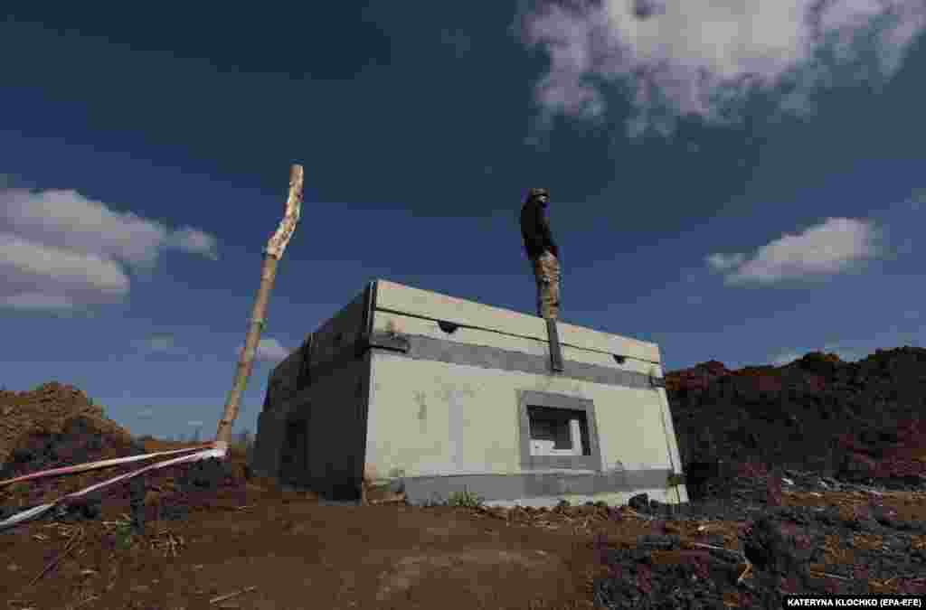 The construction of three defensive lines is a &quot;massive task, but the pace is good,&quot; Zelenskiy said. Ukraine has increasingly used prefabricated combat shelters made from reinforced concrete. They first appeared in the Donbas in places like Avdiyivka and Maryinka, and they are currently being placed in areas where Russian strikes are highly likely.