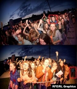 Давид К. на концерте в Польше в 2014 году