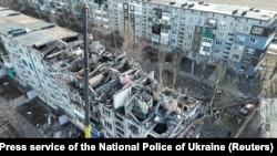 Мирноград після російських авіаударів, березень 2025 року 