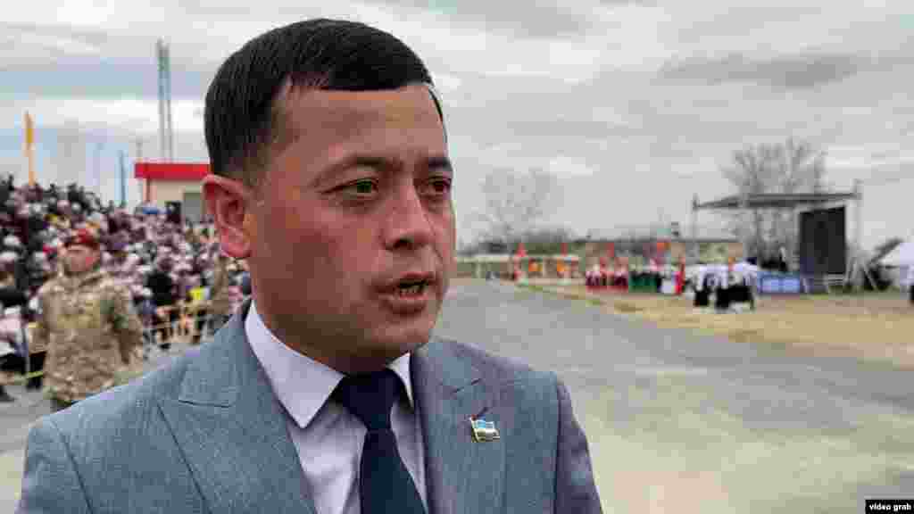 Өзбекстандын Сох районунун акиминин орун басары Илхомжон Абдимажитов. Баткен. 21-март, 2024-жыл&nbsp;