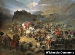 Петро Грузинський: горяни залишають аул при наближенні російських військ