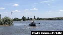 Миколаївська область -- село Афанасіївка затоплене після катасрофи на Каховській ГЕС