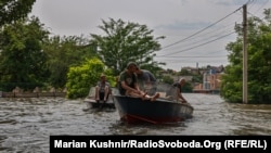 Евакуація в Херсоні, 7 червня 2023 року 