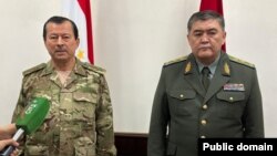 Саймумин Ятимов жана Камчыбек Ташиев. 12-декабрь, 2023-жыл.