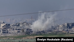Дим після ізраїльського удару по Сектору Гази, 31 жовтня 2023 року