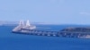 Керченський міст, що з'єднує Росію із окупованим Кримом