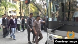 Задержание нелегальных мигрантов в Алматы. 2023 год