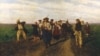 Селяни йдуть на заробітки, картина Миколи Кузнецова, 1882 рік