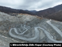 Шахта, що належить китайській фірмі Serbia Zijin Copper, 14 лютого 2024 року