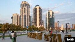 Вид на "Грозный-Сити"