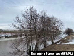 Вид на Охтинский мыс