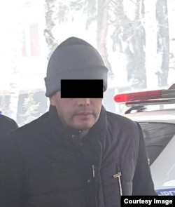 Балыкчы шаарынын ички иштер бөлүмүнүн башчысы Бектур Осмонбаев. ИИМдин сүрөтү.