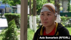 Мать пострадавшего Ооматбека Султанбекова.