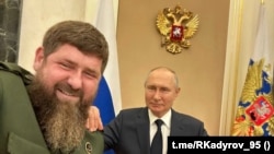 Ramzan Kadırov ve Vladimir Putin