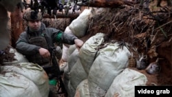 Боєць 12 бригади спецпризначення «Азов» Нацгвардії України з позивним «Оса»