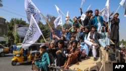 Талибдер бийликке келгенин майрамдап жатышат. Герат, 2024-жылдын 14-августу