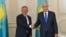 Татарстан президенты Рөстәм Миңнеханов белән Казакъстан президенты Касыйм-Җомарт Токаев