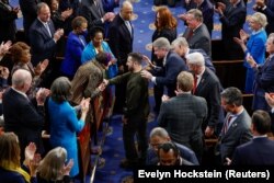 Конгресмени вітають президента України. США, 21 грудня 2022 року