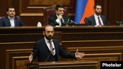 ՀՀ ԱԳ նախարար Արարատ Միրզոյանը խորհրդարանում, արխիվ