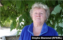 Жителька Чорнобаївки Валентина