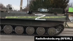 Військова техніка з літерою Z у Новотроїцькому