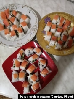 Фото суші, які зробив Сашко Шпилевський