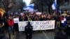 Russian Expats In Serbia Protest Ukraine War 