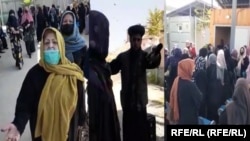 طالبانو د کډوالو او بېرته راستنېدونکو چارو وزارت ښځینه کارکوونکې له دندو ګوښه کړې. ګوښه کړای شویو ښځو د طالبانو په دې پرېکړه اعتراض کړی و.