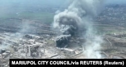 «Азовсталь» в Мариуполе, съемки с дрона