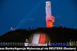 Польшанын президенти Анджей Дуда. Гданьск. 01.9.2020.