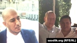 На фото слева направо: Ахтам Якубов, Равшан Золотой и Лоту Гули.