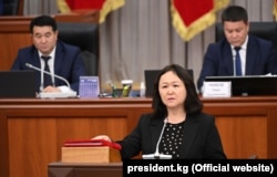 Министр окружающей среды Кыргызстана Динара Кутманова