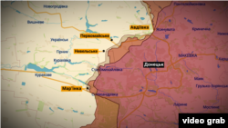 Місця запеклих боїв поблизу Авдіївки