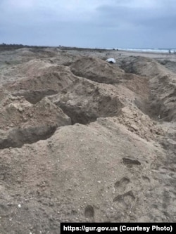 Окопи на кримському узбережжі, 15 грудня 2022 року