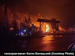 Наслідки нічної пожежі в комплексі «Привал мисливця», 11 грудня 2022 року