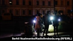 Киев без света. Фото от 19 октября 2022 года