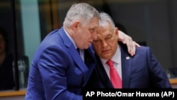 Очільники Угорщини і Словаччини: Віктор Орбан і Роберт Фіцо. 2025 рік