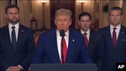 Президент США Дональд Трамп звертається до нації після ударів по Ірану, 22 червня 2025 року