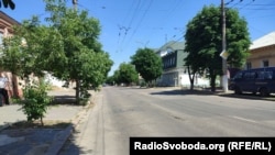 Пусті вулиці Херсону, літо 2022 року